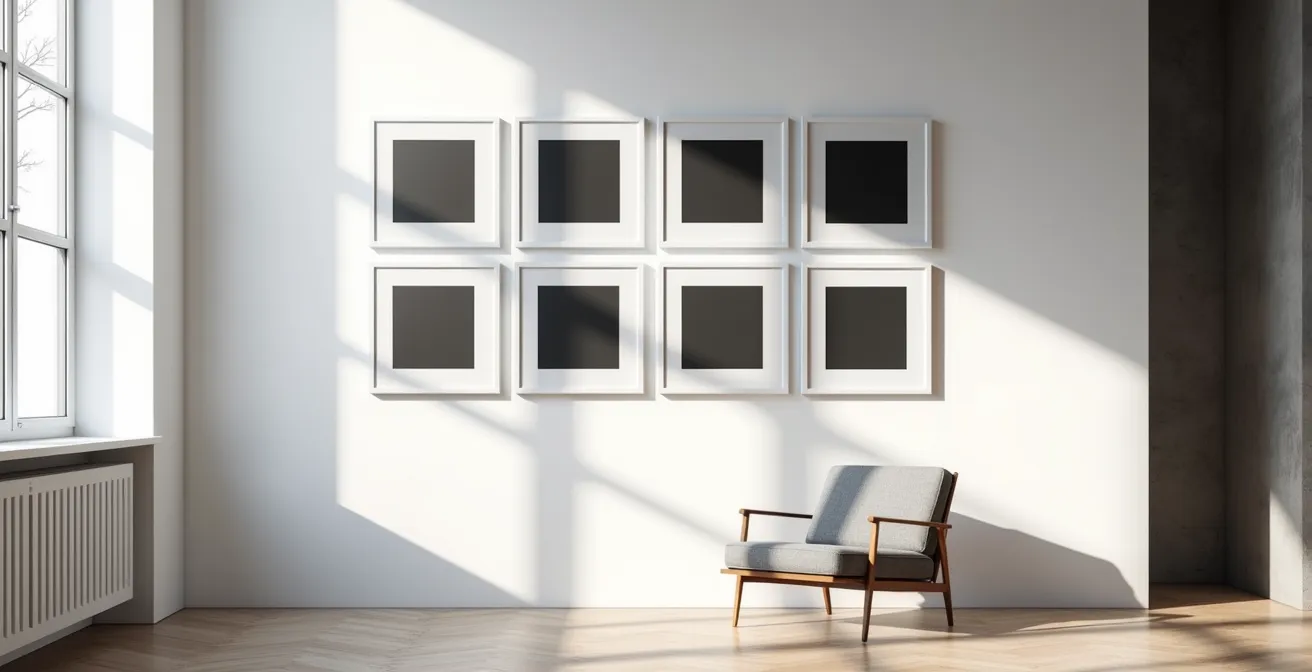 Perfekt ausgerichtete 3x3 Fotogalerie im Schweizer Rastersystem